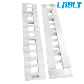 Om283041oc Lablt 72 Inch 15 6500 Lbs Pair Aluminum Hook Ramp Car Truck Trailer Auto Hauler