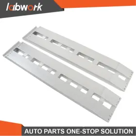 Tl31447q Labwork New 72 Inch X14 Aluminum Ramps 2 Pcs 6500lbs Car Trailer Truck Hook End