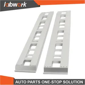 Tl31451q Labwork 1 Pair Truck Car Auto Trailer Ramps Hook End 84 Inch X 15 Aluminum 6000 Lbs