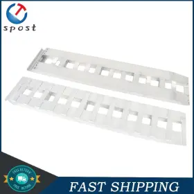 Sst27531t Labworkmoto 2pcs For Car Atv Truck 72 Inch 15 Aluminum Hook Ramp Auto And Ends 6500 Lbs