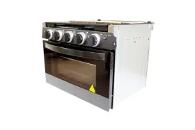 Cllp3burnerlpgascooktopblack Lasalle Bristol 520ct22bl