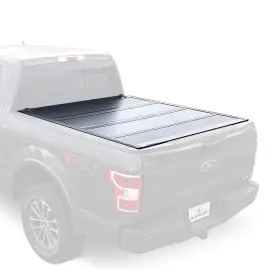 Hf650m Leer 650286 Quad-folding Truck Bed Cover 16-23 Toyota Tacoma With Track System 5ft