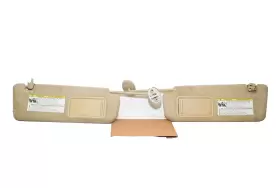 74310-50330-a1 Lexus 74320-50330-a1 07-09 Ls460 Sun Visors Ivory Oem Used