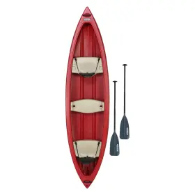 90658 Lifetime - Kodiak 13ft 3-person Red Solid Canoe