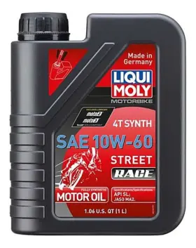 Lqm20070 Liqui Moly 1l Motorbike 4t Synth Sae 10w60 Street Race