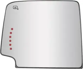 Loiyllen Mirrorglass-59-001-l Driver Side Mirror Replacement For Chevrolet Silverado 1500 Gmc Sierra 2014