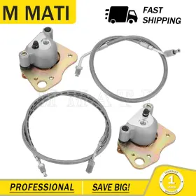 1910484 M Mati Front Left Right Brake Calipers And Hose Lines For Polaris Ranger 500 425 Tm