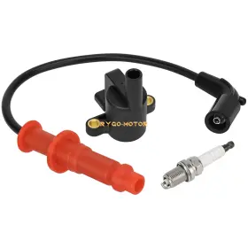 4013056 M Mati Ignition Coil With Wire Cap Spark Plug For Polaris 2011-2014 Sportsman 550