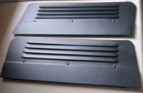 461480 Made In Germany Ram Promaster Air Bug Vent Cab Window Inserts 2pc Set 2014-2024 Metal Secure