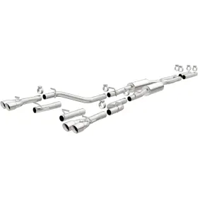 19217 Magnaflow Exhaust Products For Cat-back Ss 2.5in Quad Split Rear 3.5in Tip 2015 Dodge