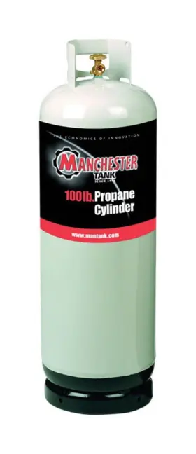 1428 Manchester Tank 100 100# Pol Vertical Gray