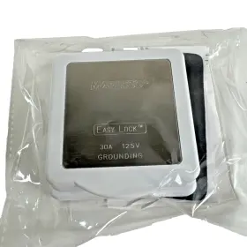 30a125v Marinco 301elcb New Replacement Cap And Bezel