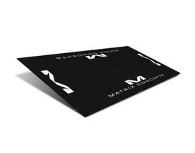 Matrix Concepts Llc R2-201 R2 Rubber Floor Mat 3.5ft X 7ft Black/white