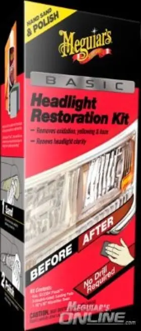 G2960 Meguiars Meguiar S Basic Headlight Restoration Kit