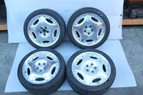 560.mb1t87 Mercedes-benz 1986 1987 1988 1989 420sel W126 Wheels 245 40 18 Rims And Fullrun Tires
