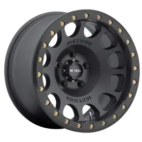 Mr10578516500b Method Wheels Mr105 Beadlock 17x8.5 0mm Offset 6x135 87mm Cb Matte Black With Bh-h24125 Wh