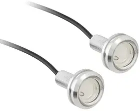 Metra Electronics/heise 086429350667 He-saly - Yellow 3 Watt Little Accent Light Silver
