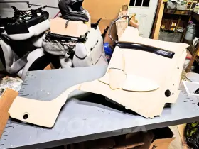 51-43-7-299-720 Mini 07-14 Cooper Clubman Rear Right Quarter Trim Panel Inner 51-43-7-299-7