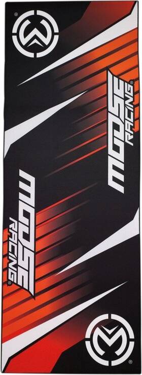 Moose Racing 28316914 Absorbent Bike Pit Pad 31.5 Inch X 78.75 Black/orange