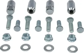85-1132 Moose Racing Wheel Stud/nut Kit - Front / Rear Fits Polaris