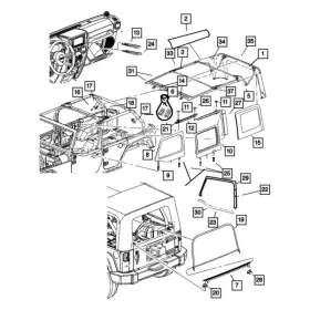 68003655ad Mopar Foam Tape