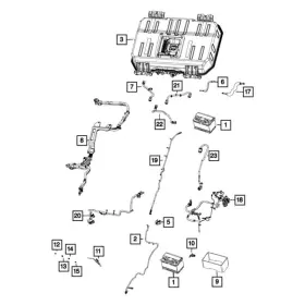 68232743af Mopar Hybrid Electric Motor Wiring Harness