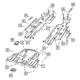 Mopar 68260959aa Door Access Cover