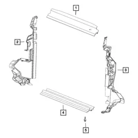 68435935ab Mopar Radiator Shield