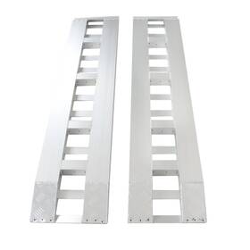 Moto-save Ms26046v 2pcs 72 14 Aluminum Truck Car Auto Trailer Ramps Hook Ends Knife Foot 6500lbs