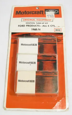 Dc-13a Motorcraft Mc33 Ford Ignition Tune-up Kit 1968-74 Dr-87 Dp-3 New Unused In Box