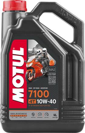 Motul 101371 7100 Synthetic Oil 10w-40 4-li Ter - / 104092