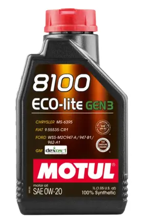 Mot-111363 Motul 8100 Eco-lite Gen3 0w-20 1l 111363