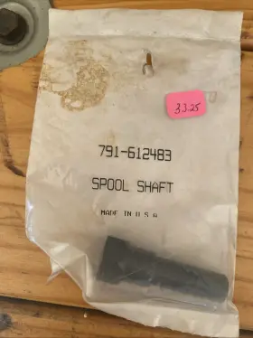 791-612483 Mtd Oem Shaft Spool Nos Sealed
