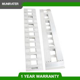 Munirater Mr2453022m 2pcs 72 Inch 15 Aluminum Hook Ramp For Car Atv Truck Auto And Ends 6500 Lbs