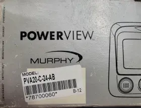 Pva20-c-24-ab Murphy By Enovation 78700060 Powerview 24vdc Voltmeter Gage Part No