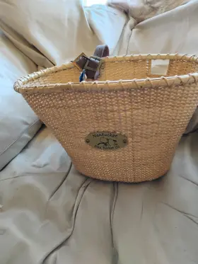 Nantucket Bike Basket Co. C/001/a Ligthship Oval Rattan - Natural