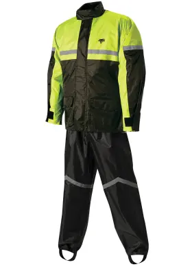 Sr-6000 Nelson-rigg 406-044 Stormrider 2-piece Rainsuit Large Black/hi-viz Yellow