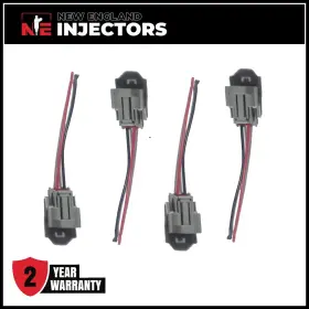 297500-0540 New England Injectors 15710-64j00 Set Of 4 Fuel Injector Connectors Fits 2007-2016 Suzuki Swift 1.6l