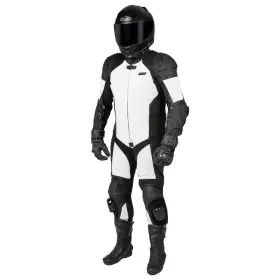 7373-2195-07 Noru Twenty Eight White Black 1 Piece Suit Size X-large