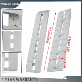 Ws2201220st Nurniacl 5ft 60 Inch X12 Aluminum 6500 Lbs Truck Car Auto Trailer Ramps Hook And Knife
