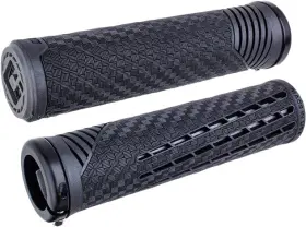 F35cfbh-b Odi Cf11 V2.1 Bmx Grips Pearl Black/graphite With Matte Black Finish