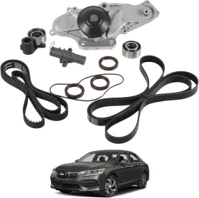 Tbk329wp Oe Part Timing Belt Kit Water Pump Fit 03-17 Acura Mdx Rl Tl Honda Pilot Odyssey J35a