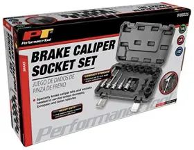 W86025 Perform Tool Performance Brake Caliper Bit And Socket Set - Complete Coverage