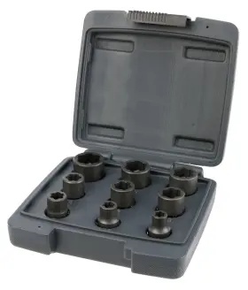W38916 Performance Tool 9 Piece 3/8 Inch Drive Sae Bolt Extractor