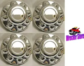 Ph Qt765chn Qty. 40 Chrome Plated Abf Hub Cover Caps 13/16 Inch 8 Lug X 6.5 Pattern