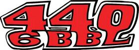 Phoenix Graphix Ms433 1969 Road Runner Inch 440 6 Bbl Reflective Hood Decal