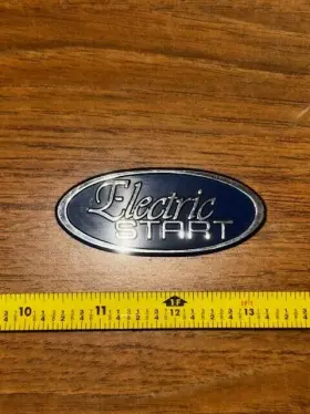 5431647 Polaris Oem Electric Start Emblem Nos