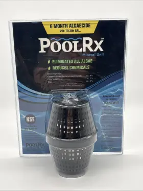 20k-30k Poolrx 1001066 Pool Rx 6 Month Black Treats Gallons Single Unit New Care