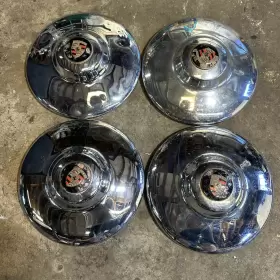 Porsche 356nipcaps Original 356 Chrome Hub Caps Set Of 4