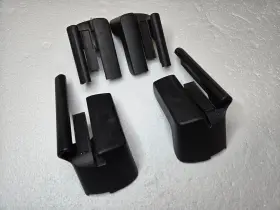 99652136001 Porsche 97-04 996 986 Boxster Seat Rail Cover Trim Set Left Right Seats Oem